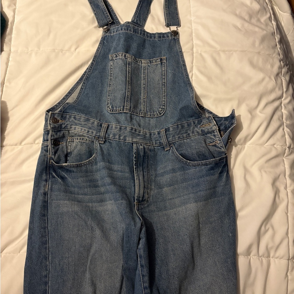 Forever 21 Blue Denim Overalls